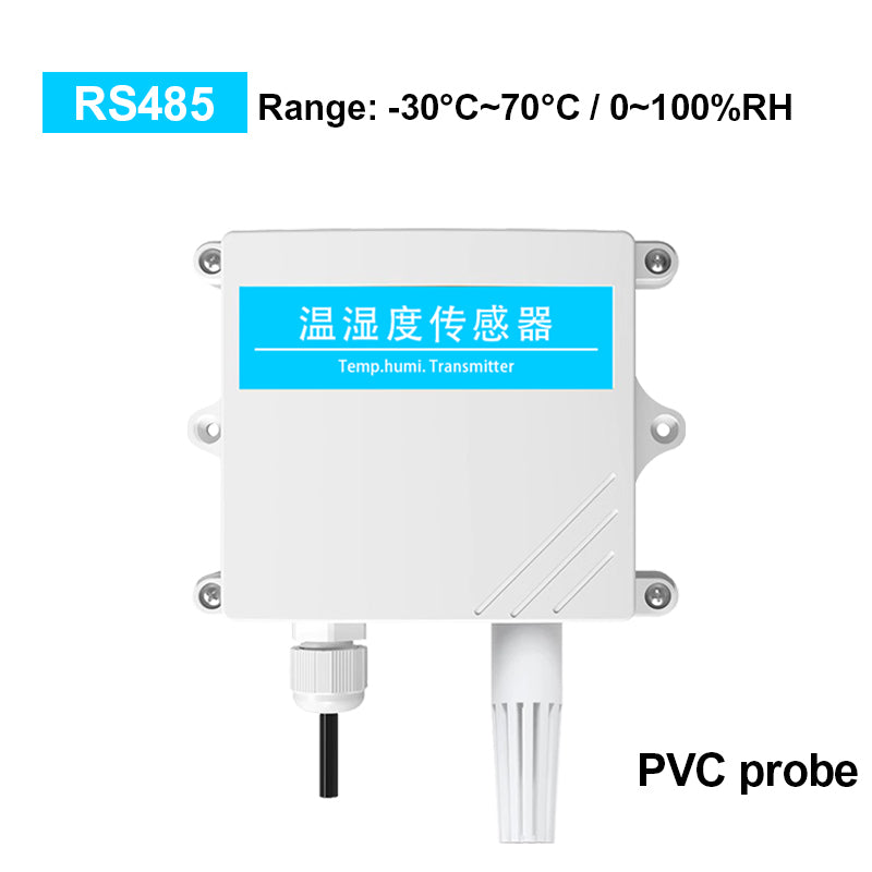 IP65 Protection RS485 Temperature Humidity Transducer Transmitter with LED Display, Support Modbus