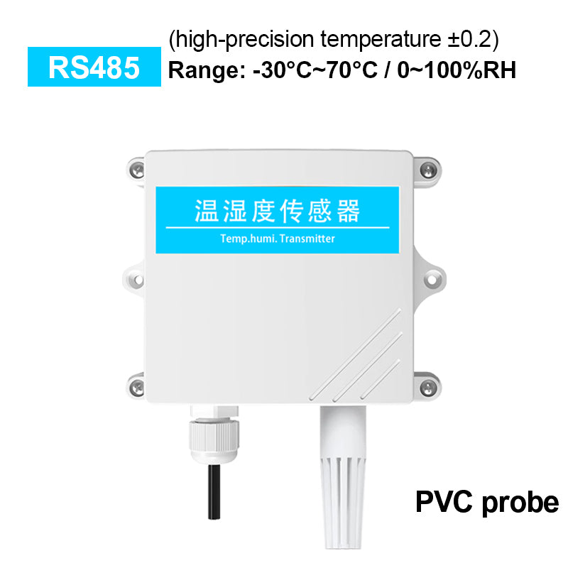 IP65 Protection RS485 Temperature Humidity Transducer Transmitter with LED Display, Support Modbus