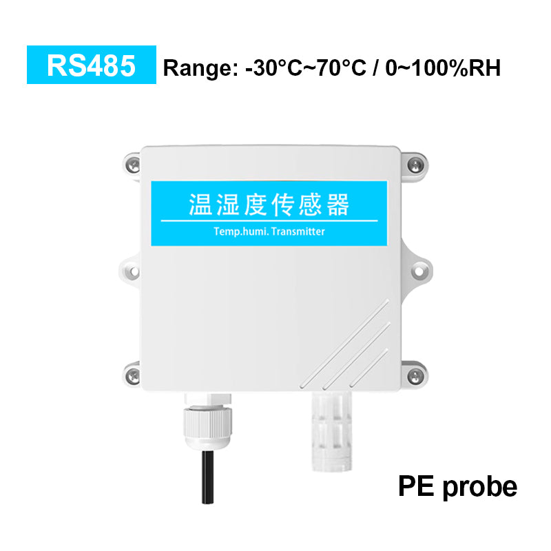 IP65 Protection RS485 Temperature Humidity Transducer Transmitter with LED Display, Support Modbus