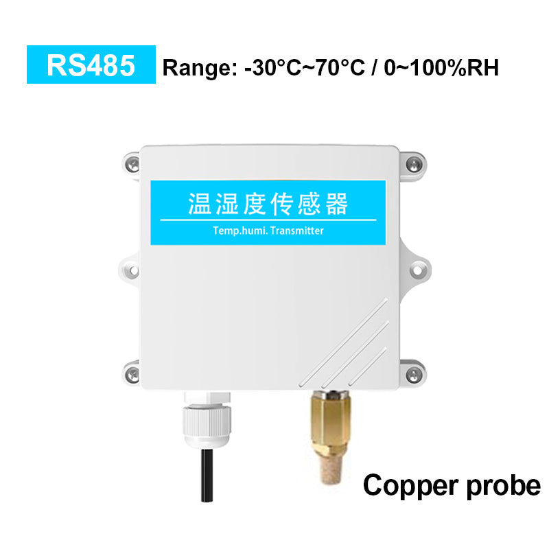 IP65 Protection RS485 Temperature Humidity Transducer Transmitter with LED Display, Support Modbus