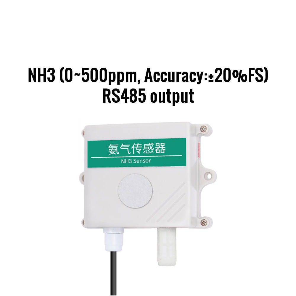 NH3 sensor NH3 transmitter in greenhouse agriculture farm NH3 detector modbus RS485 4-20mA 0-5V