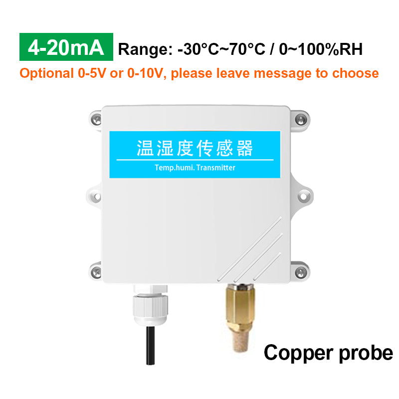 IP65 Protection RS485 Temperature Humidity Transducer Transmitter with LED Display, Support Modbus