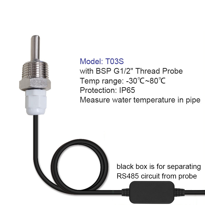 RS485 Modbus Water Proof Temperature Humidity Sensor Probe