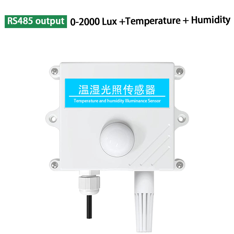 Light sensor 0-10V 0-5V 4-20mA RS485 200000Lux 65535Lux industrial intensity illumination acquisition transmitter