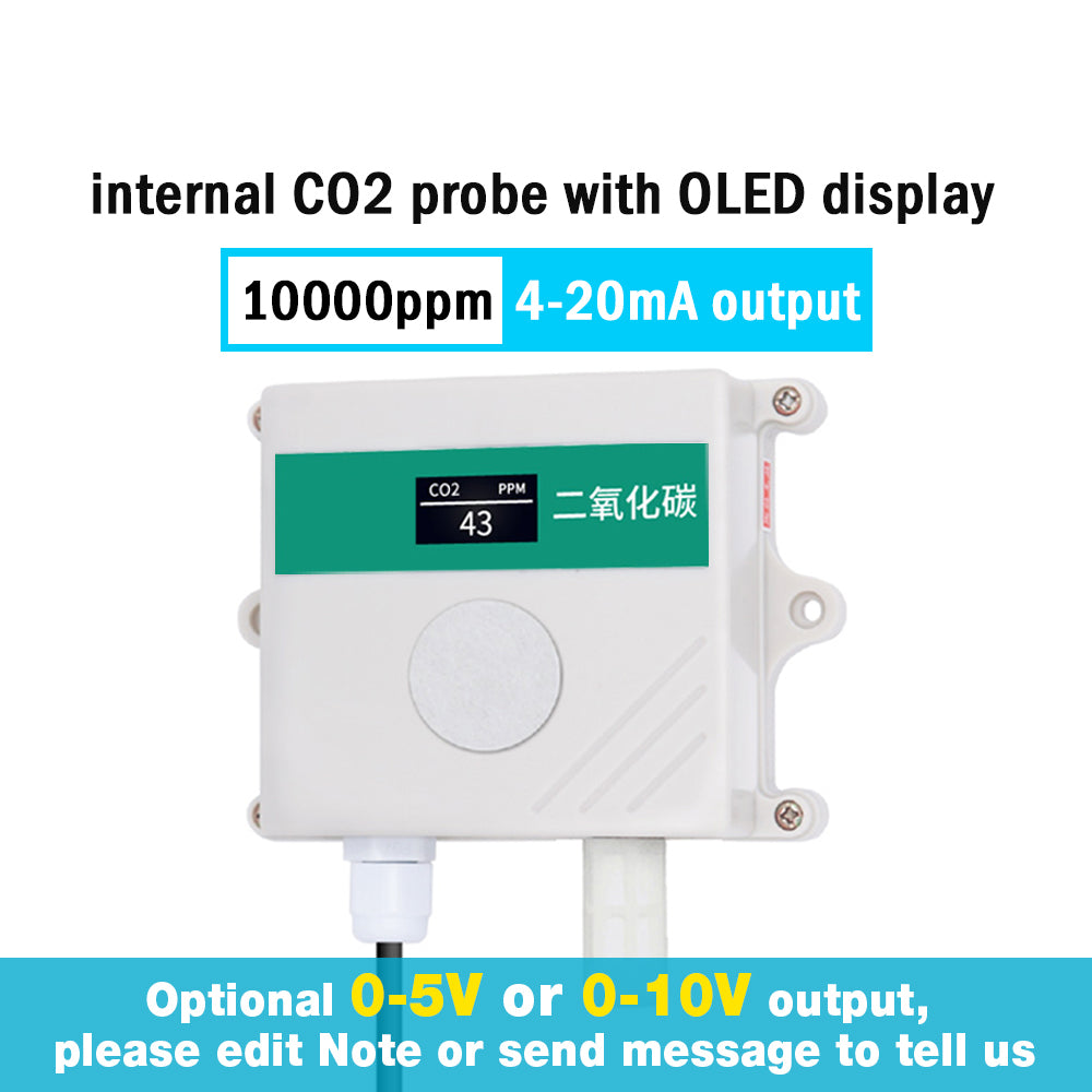 Carbon Dioxide Sensor Agricultural Greenhouse High-Precision Industrial RS485 CO2 Transmitter