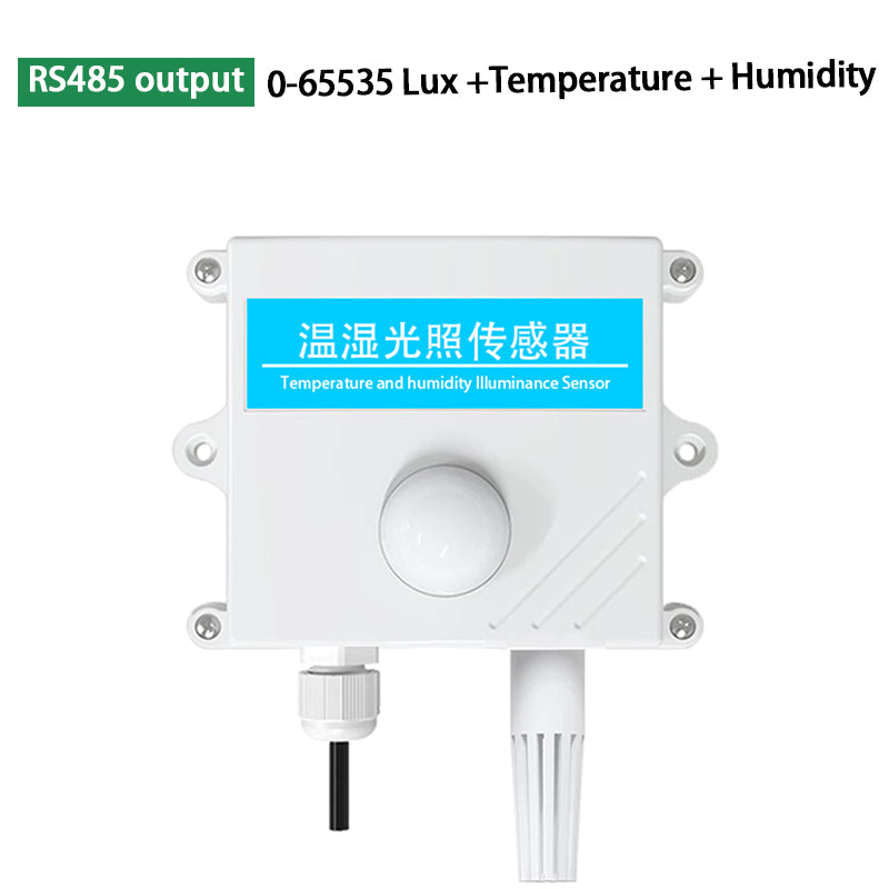 Light sensor 0-10V 0-5V 4-20mA RS485 200000Lux 65535Lux industrial intensity illumination acquisition transmitter