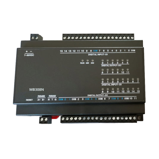 MB308N 8AI+4AO+8DI+8DO RS485 RS232 Ethernet Modbus Tcp Io Module