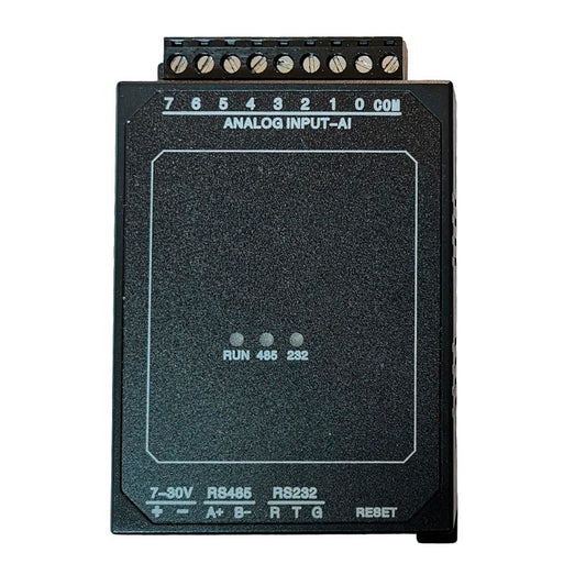 MB307B 8AI 4-20mA/0-5V/0-10V Analog Input to RS485 RS232 Ethernet Modbus Rtu Tcp Io Acquisition Module