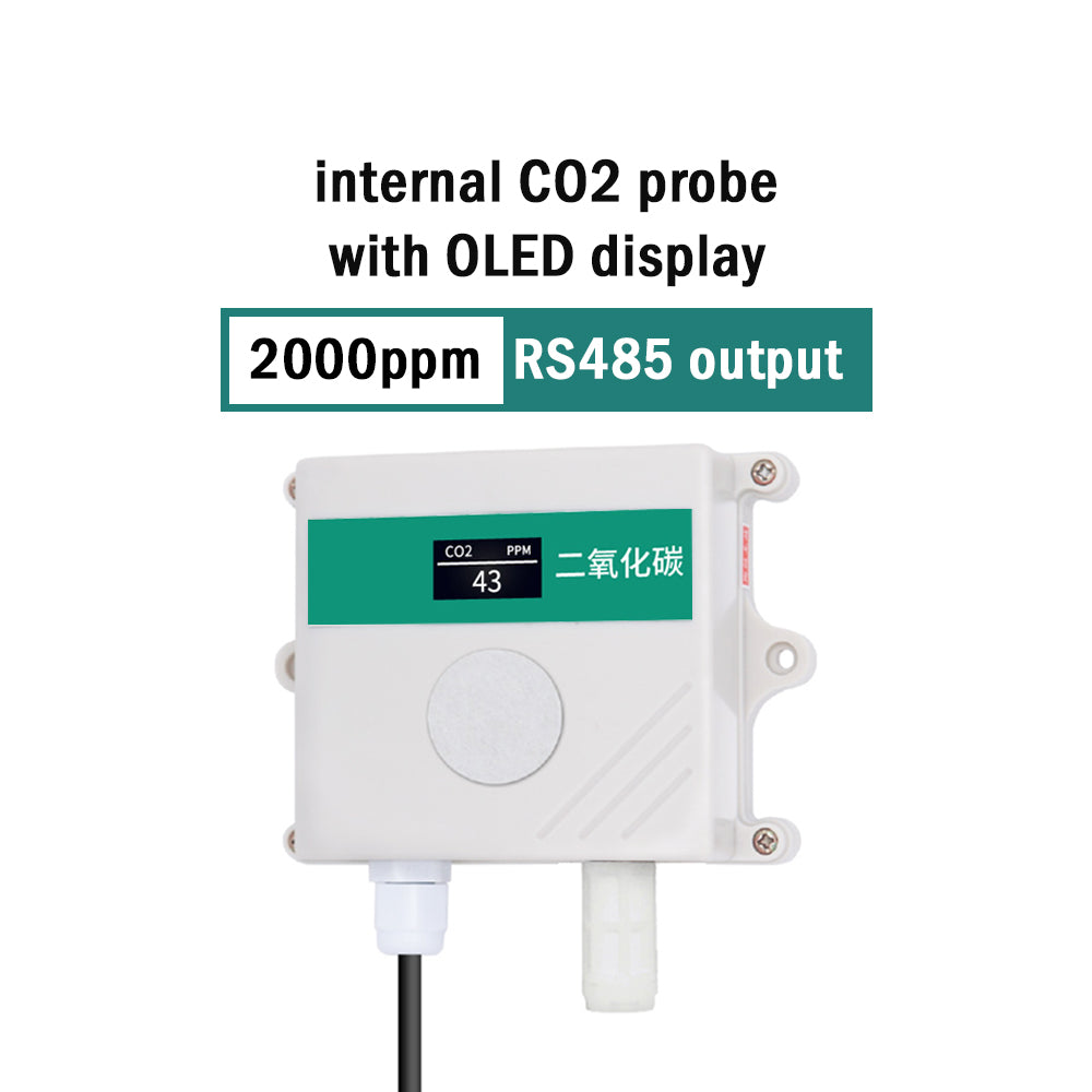 Carbon Dioxide Sensor Agricultural Greenhouse High-Precision Industrial RS485 CO2 Transmitter