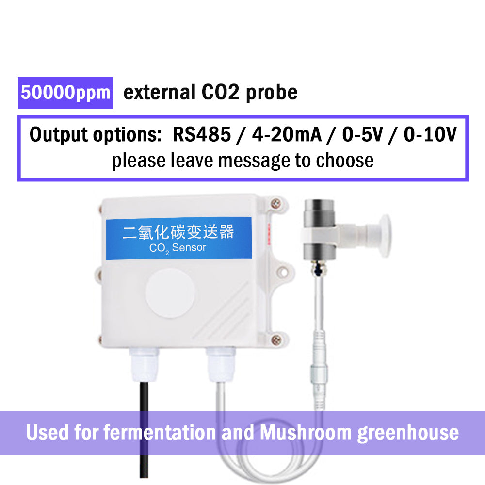 Carbon Dioxide Sensor Agricultural Greenhouse High-Precision Industrial RS485 CO2 Transmitter