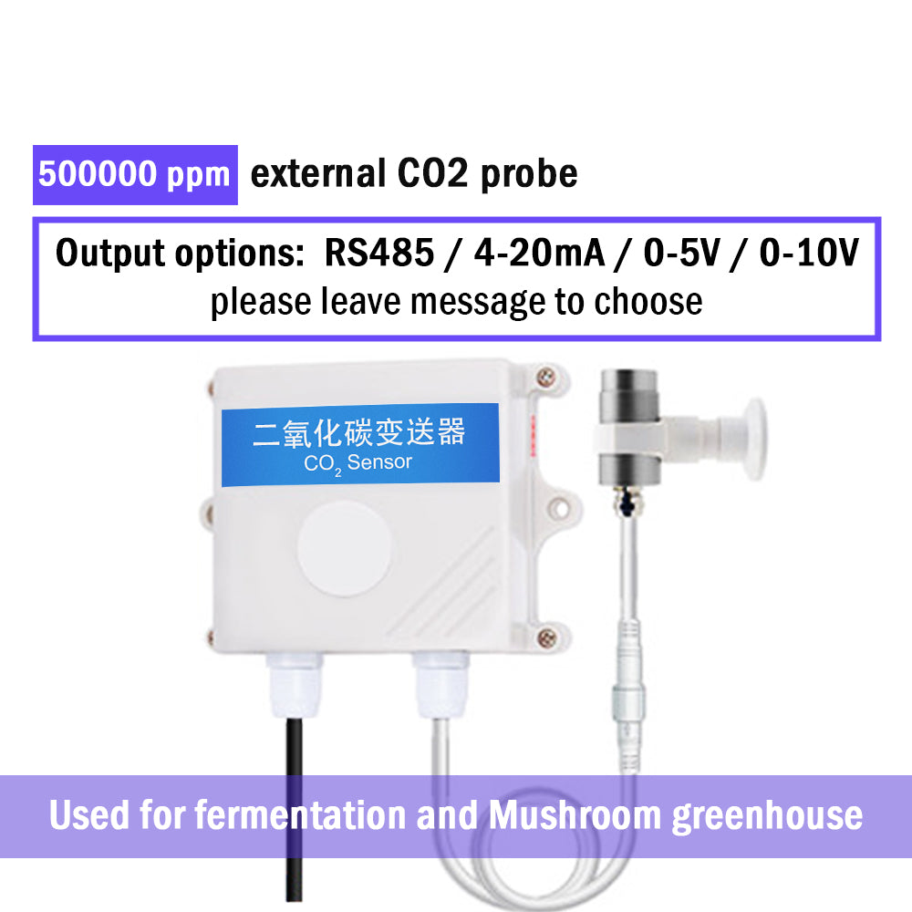 Carbon Dioxide Sensor Agricultural Greenhouse High-Precision Industrial RS485 CO2 Transmitter