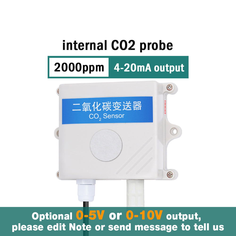 Carbon Dioxide Sensor Agricultural Greenhouse High-Precision Industrial RS485 CO2 Transmitter