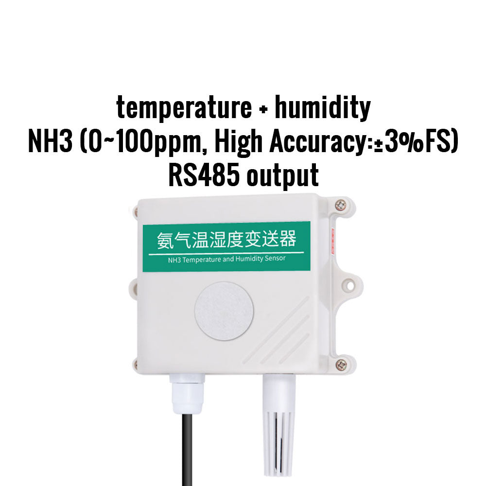 NH3 sensor NH3 transmitter in greenhouse agriculture farm NH3 detector modbus RS485 4-20mA 0-5V