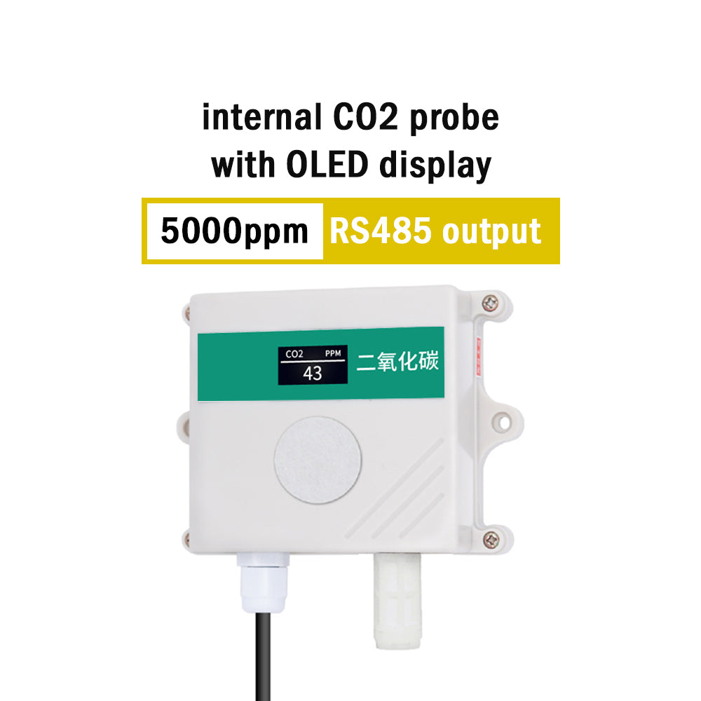 Carbon Dioxide Sensor Agricultural Greenhouse High-Precision Industrial RS485 CO2 Transmitter