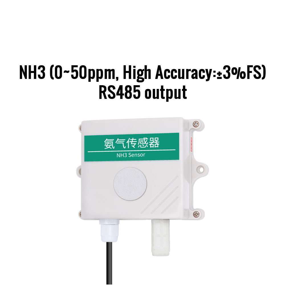 NH3 sensor NH3 transmitter in greenhouse agriculture farm NH3 detector modbus RS485 4-20mA 0-5V