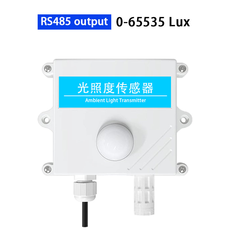 Light sensor 0-10V 0-5V 4-20mA RS485 200000Lux 65535Lux industrial intensity illumination acquisition transmitter