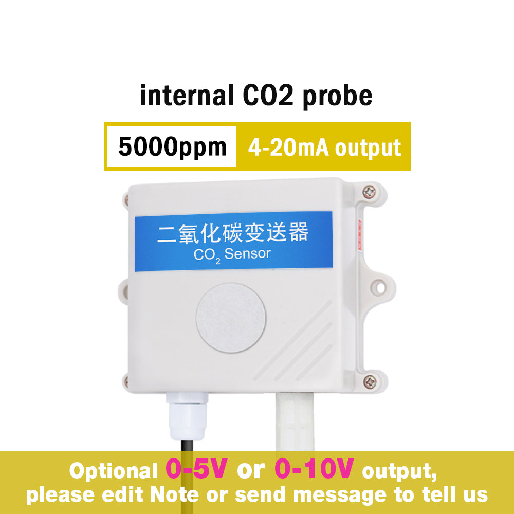 Carbon Dioxide Sensor Agricultural Greenhouse High-Precision Industrial RS485 CO2 Transmitter