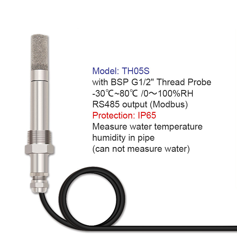 RS485 Modbus Water Proof Temperature Humidity Sensor Probe