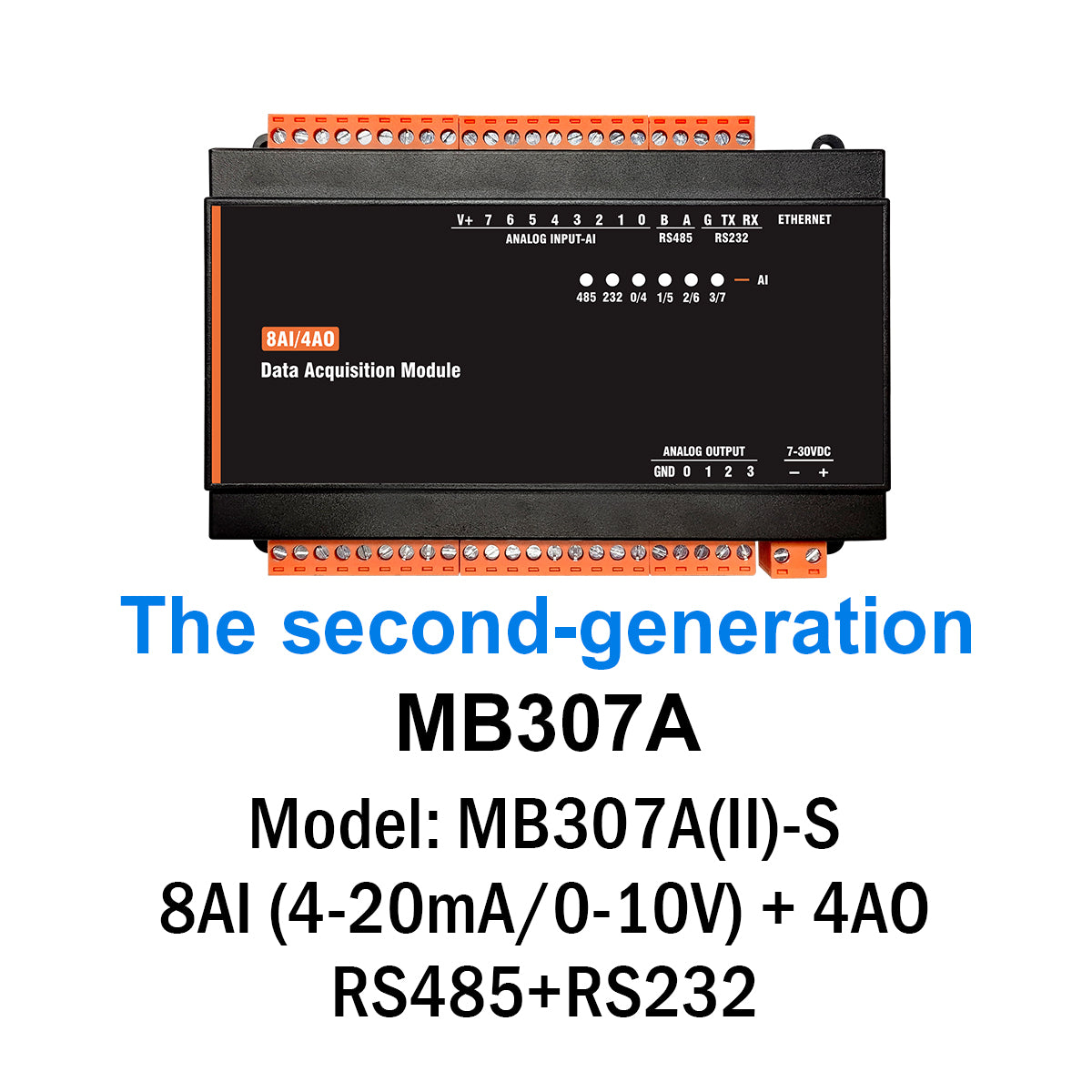 MB(II)-DI-AI-DO-AO RS485 RS232 Ethernet Modbus Rtu Tcp Controller