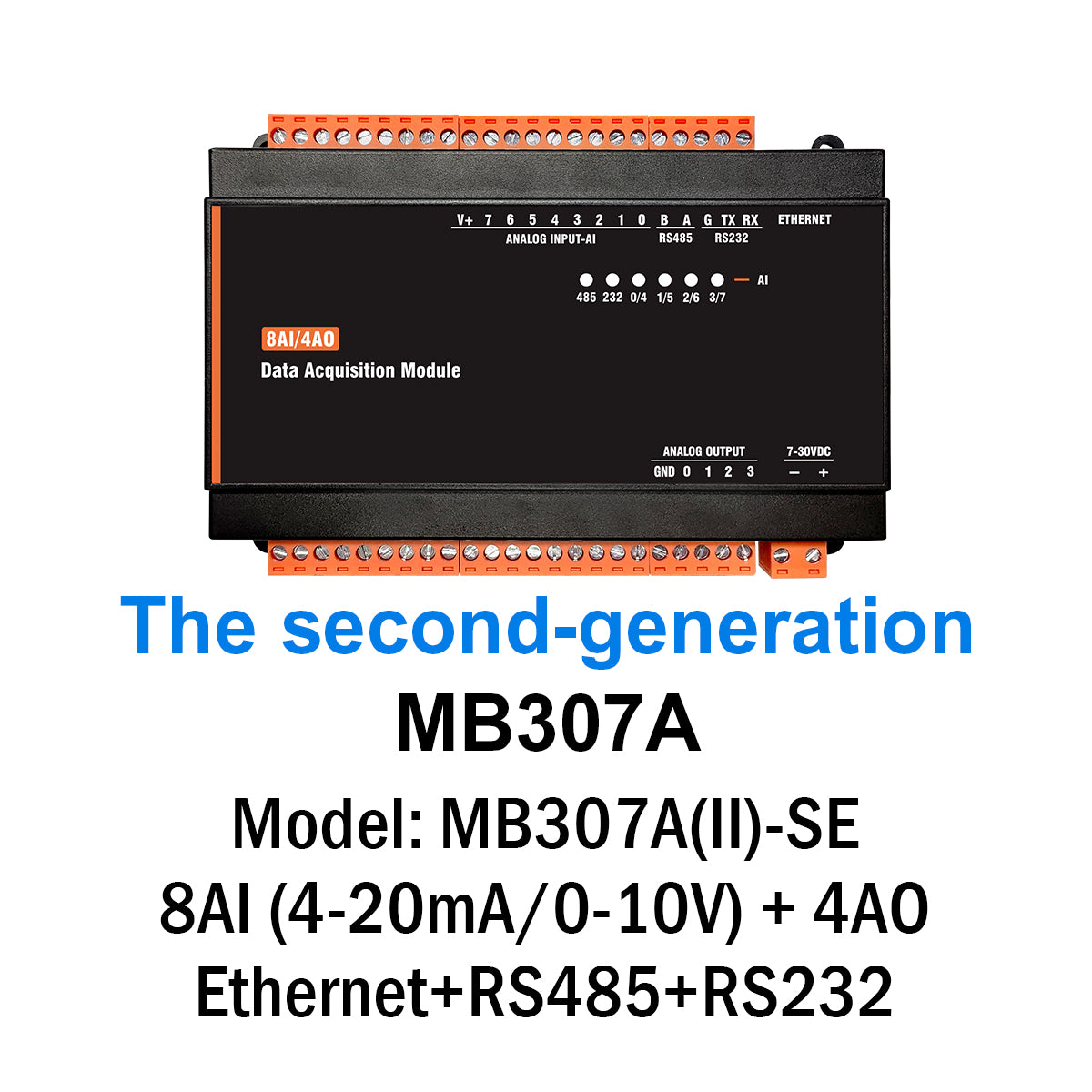 MB(II)-DI-AI-DO-AO RS485 RS232 Ethernet Modbus Rtu Tcp Controller