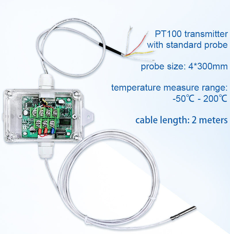 RS485 PT100 temperature sensor