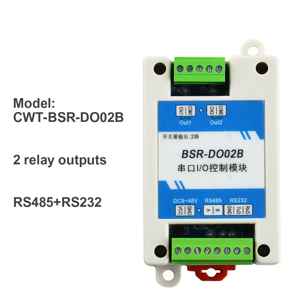 TTE-BSR Series Di / Do / 0-20mA / 0-10V / Pt100 / termocouple to RS485 Modbus Rtu IO Module