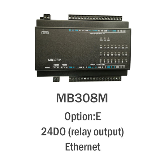 MB308M 24DO 16-Channel Digital Output Normal Open Relay Modbus Controller