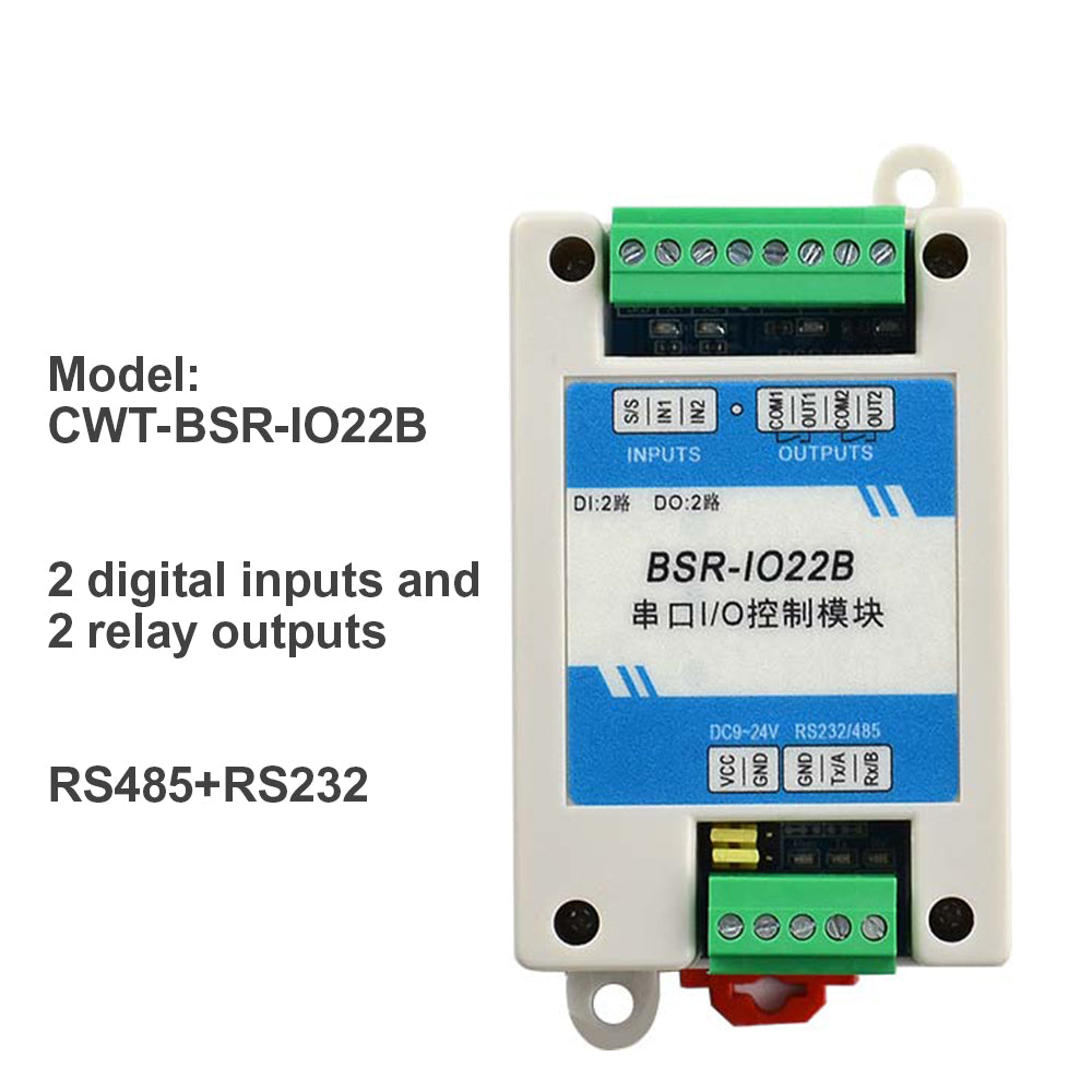 TTE-BSR Series Di / Do / 0-20mA / 0-10V / Pt100 / termocouple to RS485 Modbus Rtu IO Module