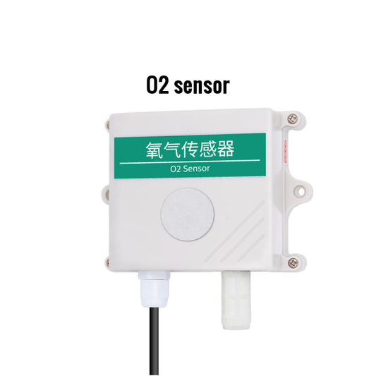 O2 sensor O2 transmitter intelligent oxygen transmitter in greenhouse agriculture farm oxygen detector modbus RS485 4-20MA 0-5V